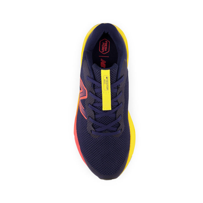 Fresh Foam Arishi v4 - Team Navy with Electric Red and Egg Yolk - Kids