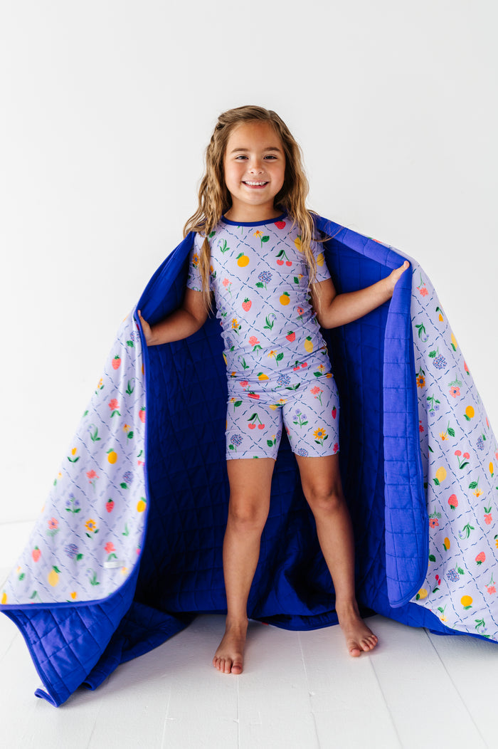Fruit of the Bloom Oversized Quilted Blanket