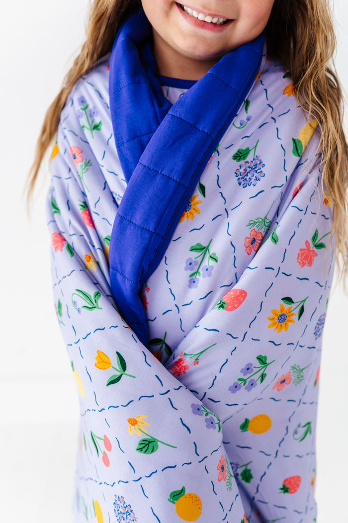 Fruit of the Bloom Oversized Quilted Blanket