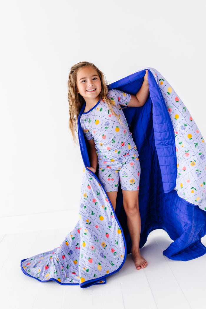 Fruit of the Bloom Oversized Quilted Blanket