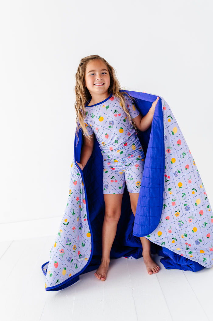 Fruit of the Bloom Oversized Quilted Blanket
