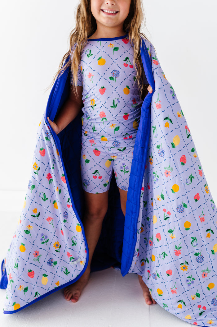 Fruit of the Bloom Oversized Quilted Blanket