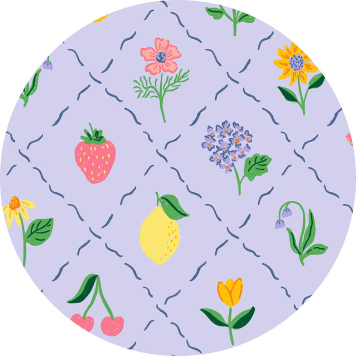Fruit of the Bloom Oversized Quilted Blanket
