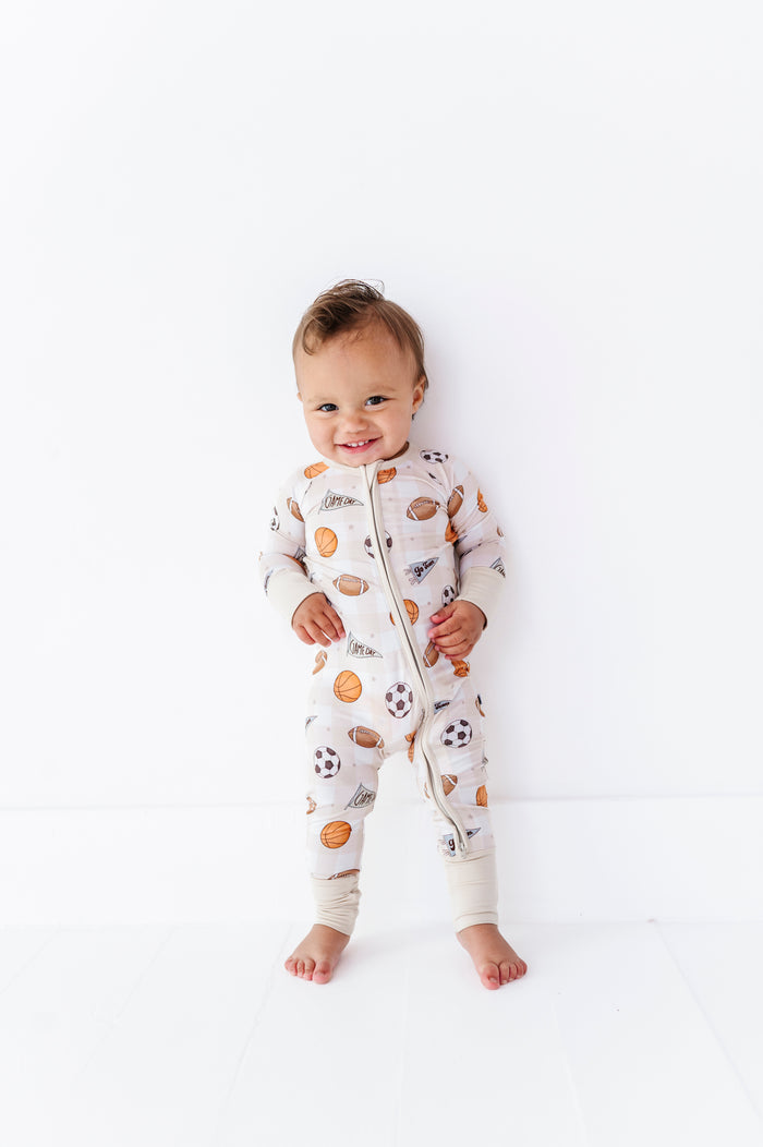 Game Day Gingham Convertible Footies