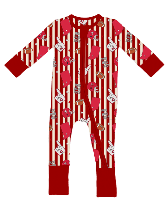 Game Day In Indiana Convertible Footies- PREORDER