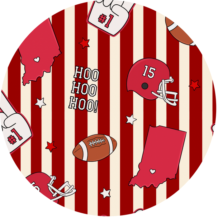Game Day In Indiana Convertible Footies- PREORDER