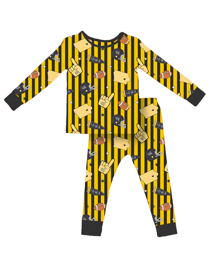 Game Day in Iowa Kids Pajamas- PREORDER