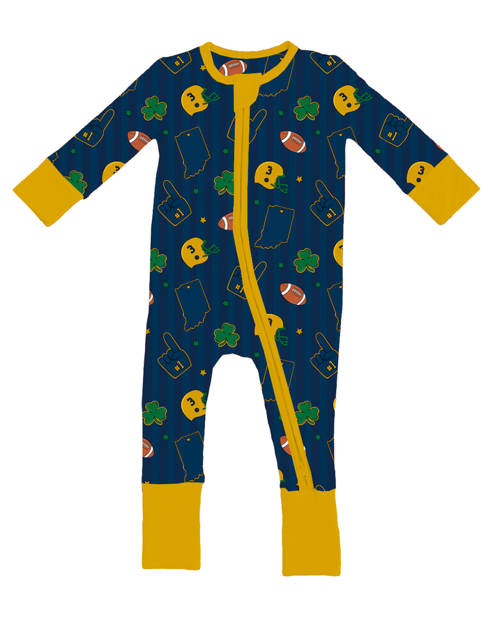 Game Day In South Bend Convertible Footies- PREORDER