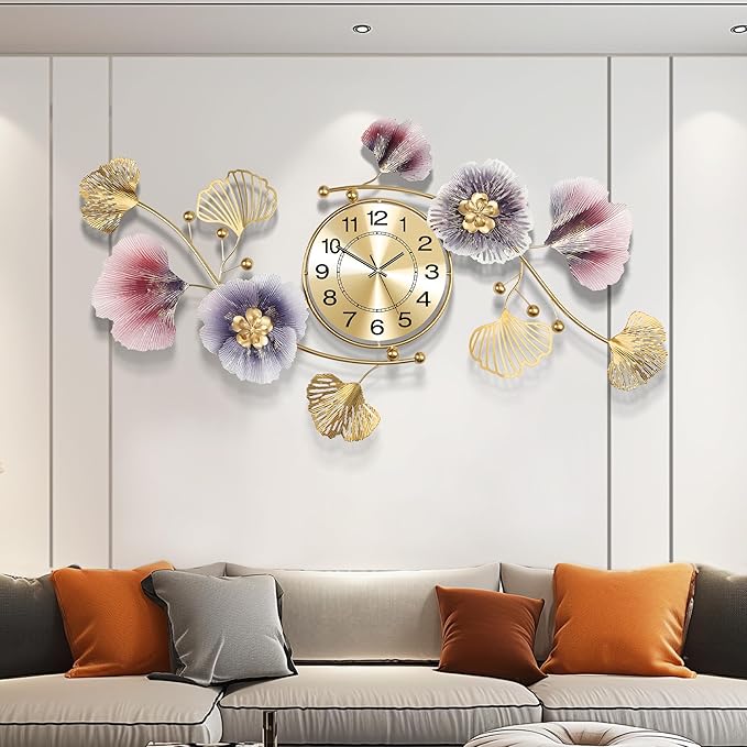 Garnet Metal Wall Clock