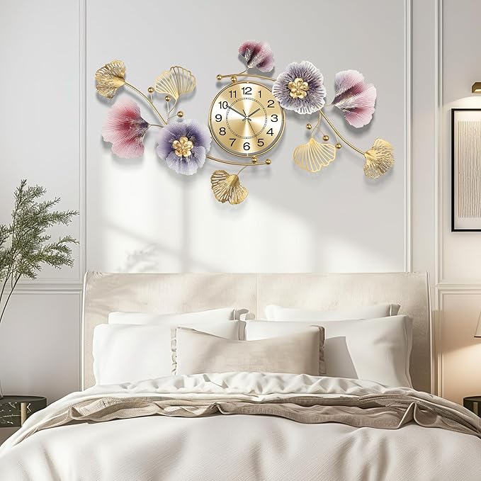 Garnet Metal Wall Clock