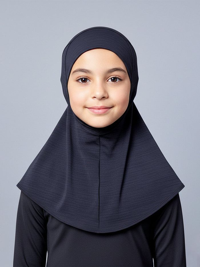 GIRLS AIRDRIFT SPORTS HIJAB - BLACK