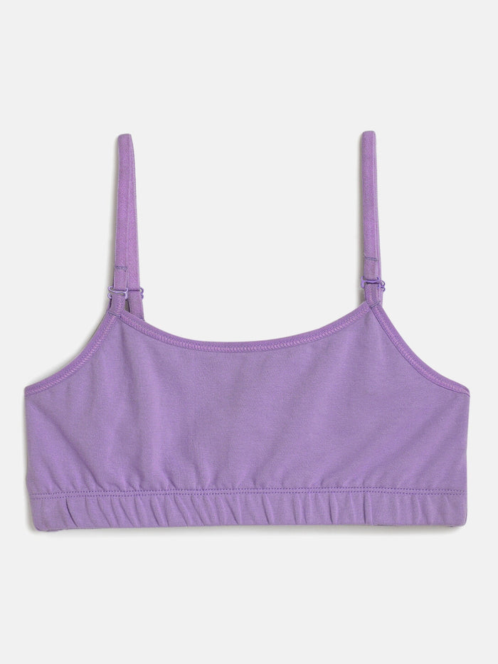 Girls Beginner Bra with Removable Straps, Pack of 2