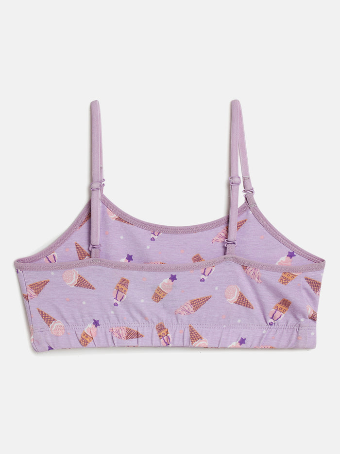 Girls Beginner Bra with Removable Straps, Pack of 2