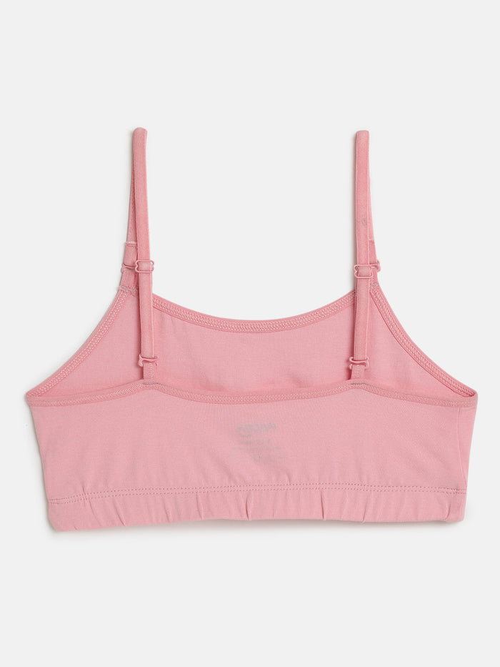 Girls Beginner Bra with Removable Straps, Pack of 3