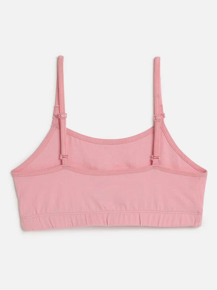 Girls Beginner Bra with Removable Straps, Pack of 3