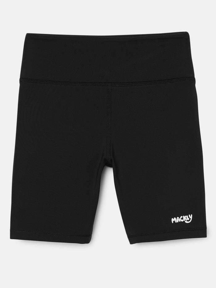 GIRLS BIKER SHORTS - BLACK
