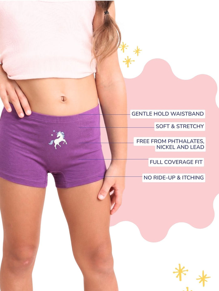 Girls Boxers - Pack of 3