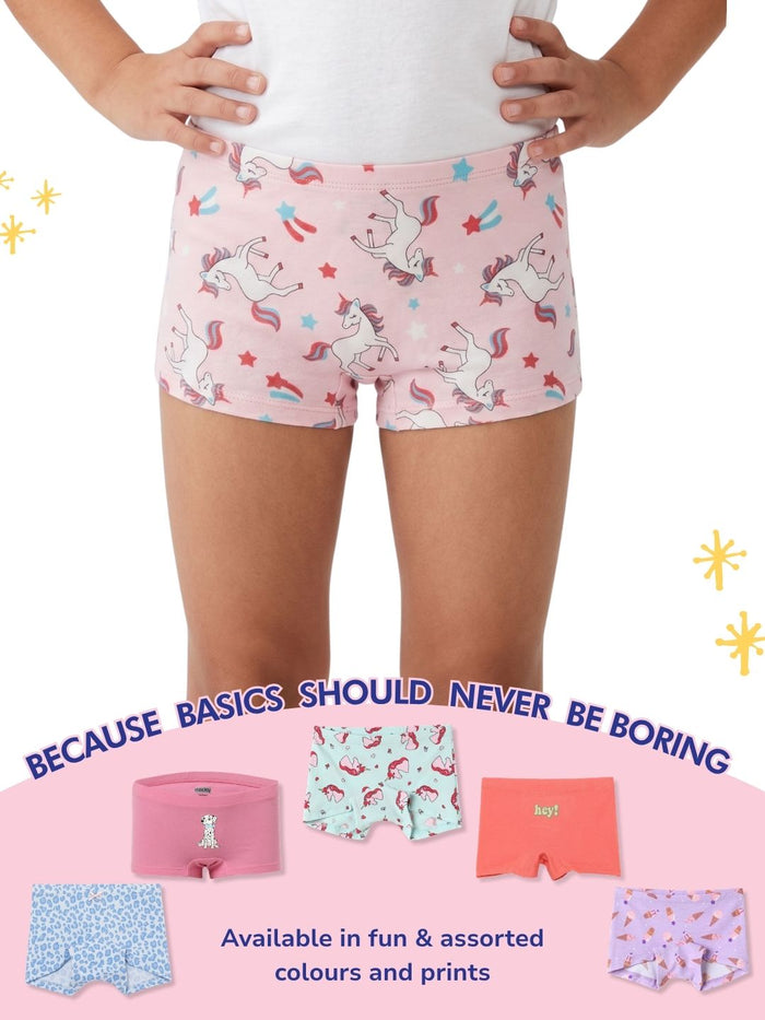 Girls Boxers - Pack of 3