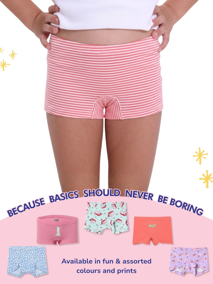 Girls Boxers - Pack of 3