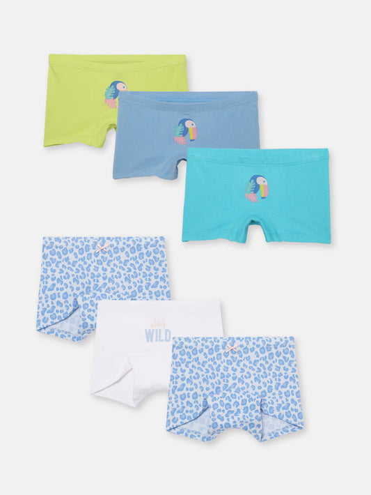 Girls Boxers - Pack of 6