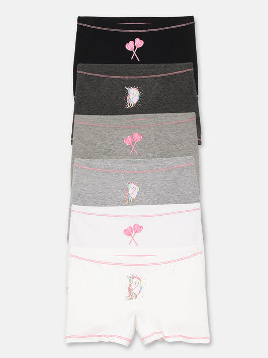 Girls Boxers - Pack of 6
