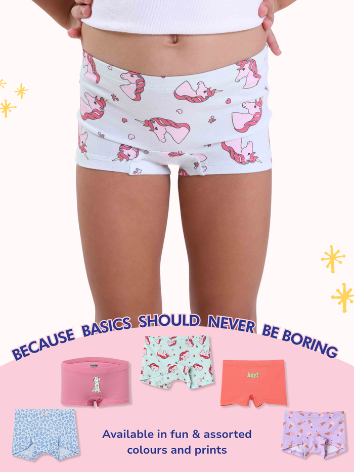 Girls Boxers - Pack of 6