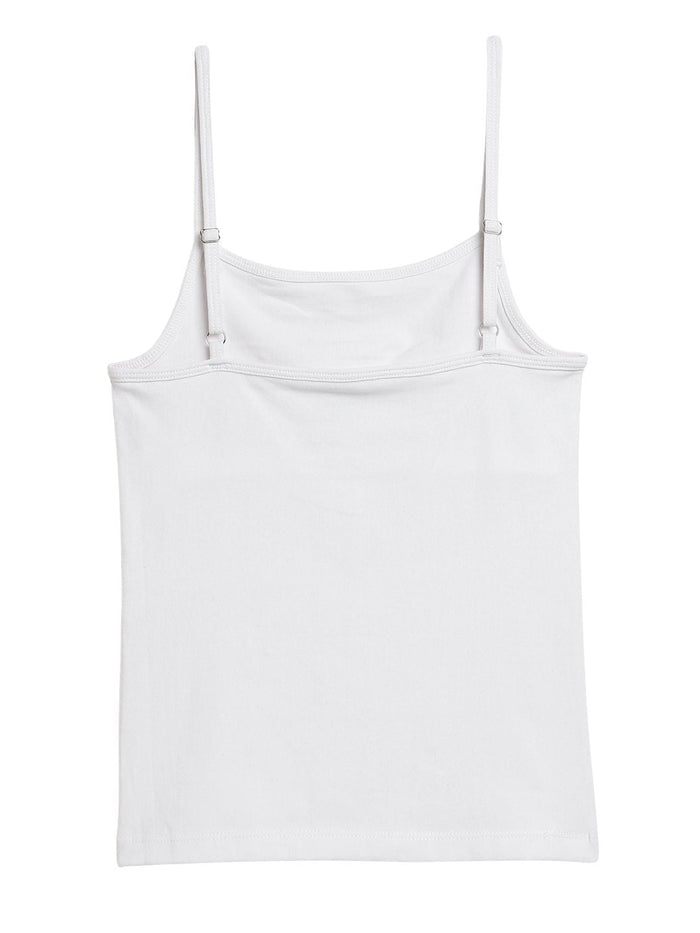 Girls Camisole with In-Built Bra - Pack of 2