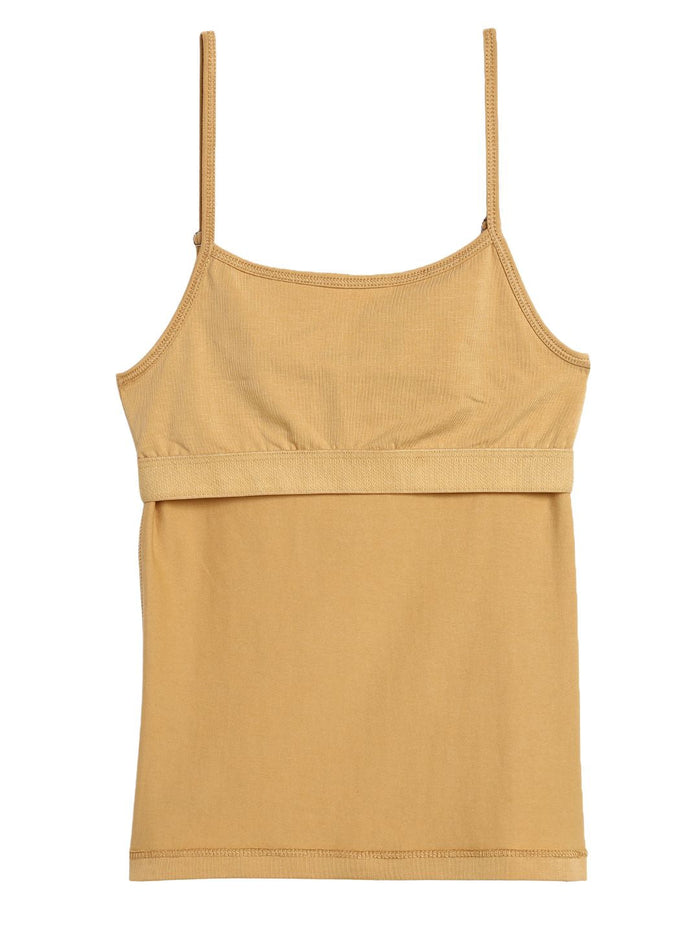 Girls Camisole with In-Built Bra - Pack of 2