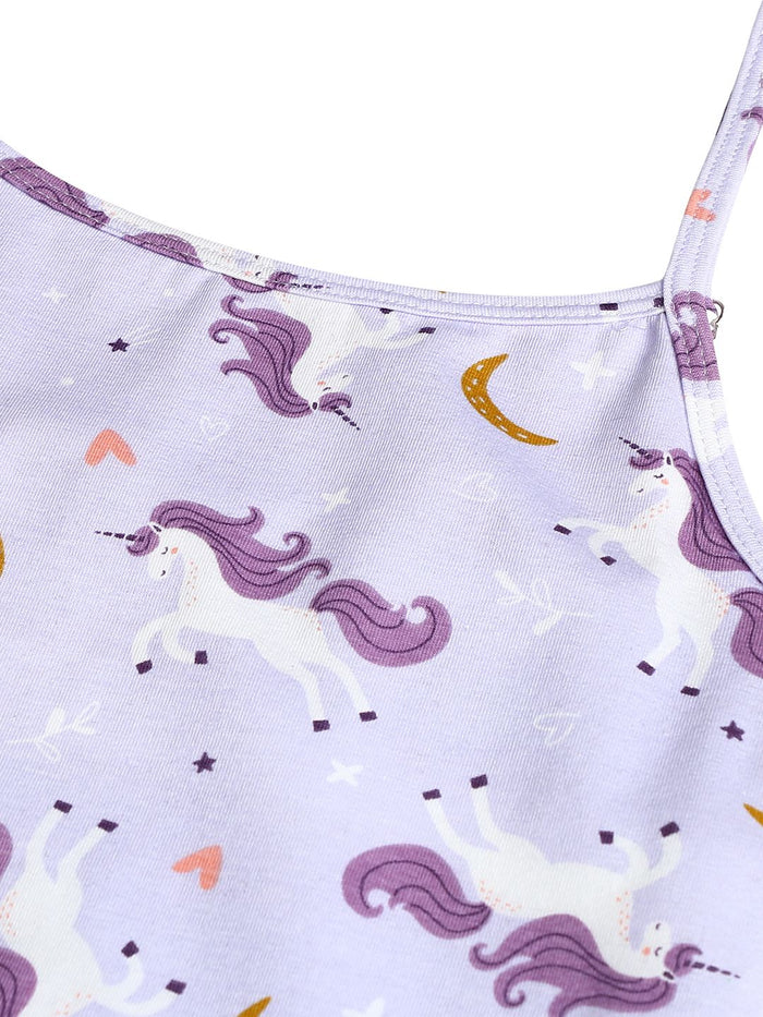 Girls Camisole with In-Built Bra - Pack of 2