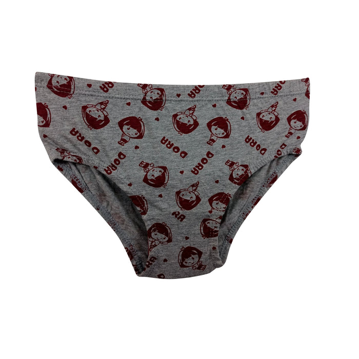Girls' Dora Printed Briefs – Pack of 3 | Soft Cotton Innerwear by Redrose| BABY-121