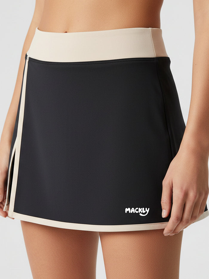 Girls Flextech Matchpoint Skirt - Black