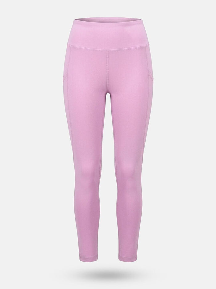 Girls FlexTech Sports Tights with Pockets - Pink