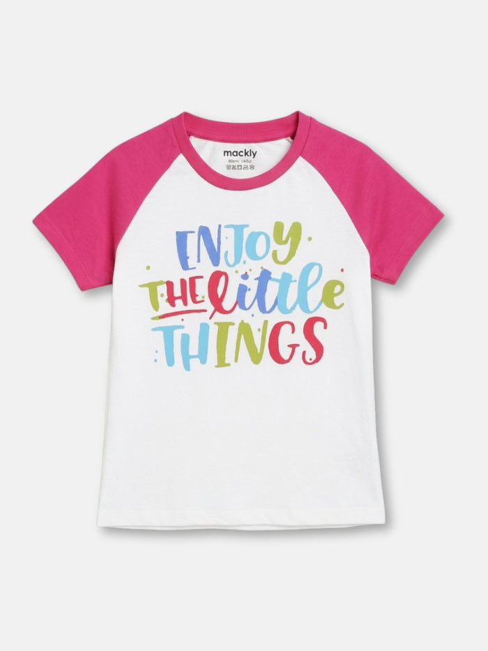 Girls Fun Vibes Tee Pack – Pack of 4