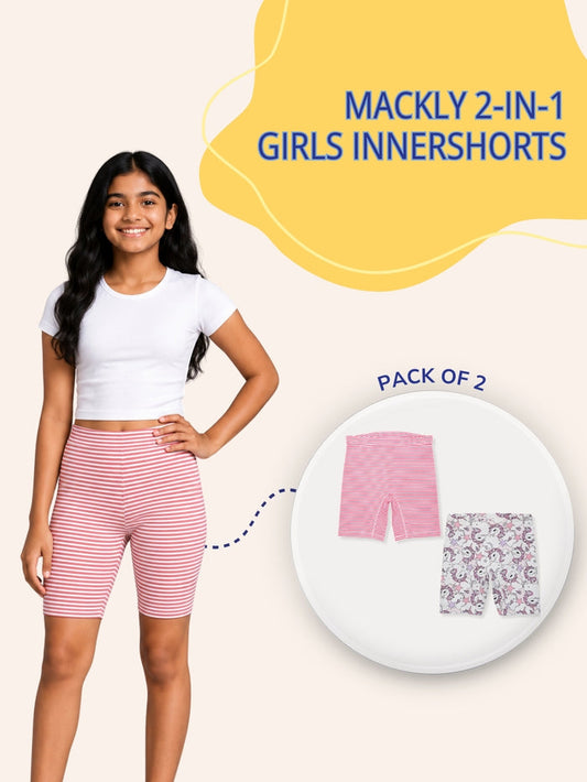 Girls Innershorts - Pack of 2