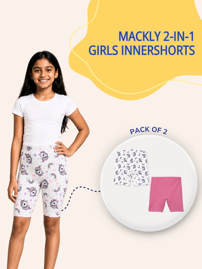Girls Innershorts - Pack of 2