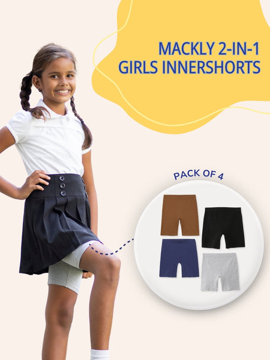 GIRLS INNERSHORTS - Pack of 4