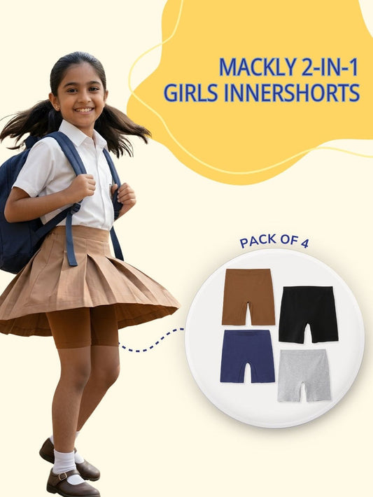 Girls Innershorts - Pack of 4