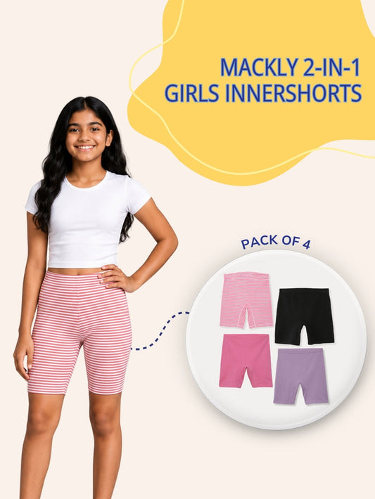 Girls Innershorts - Pack of 4
