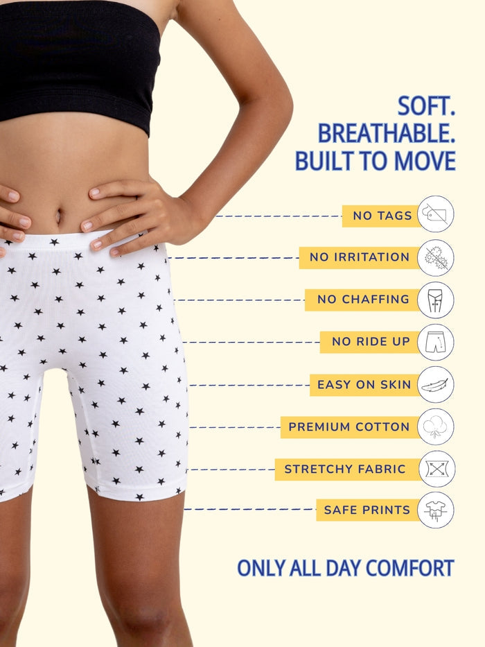 GIRLS INNERSHORTS - Pack of 4