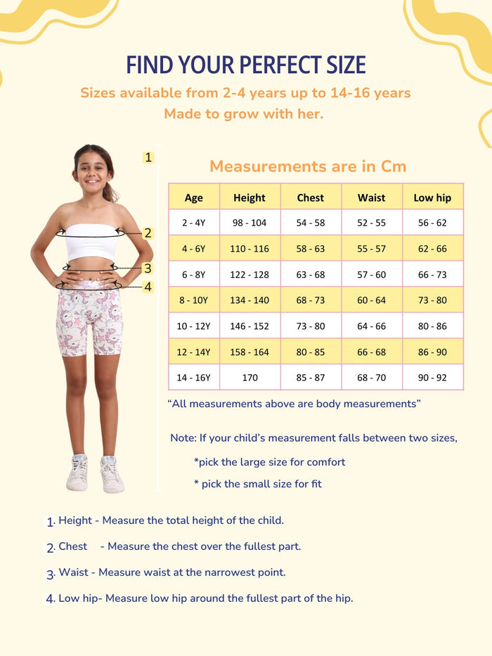 GIRLS INNERSHORTS - Pack of 4