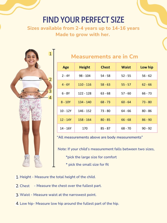 Girls Innershorts - Pack of 4