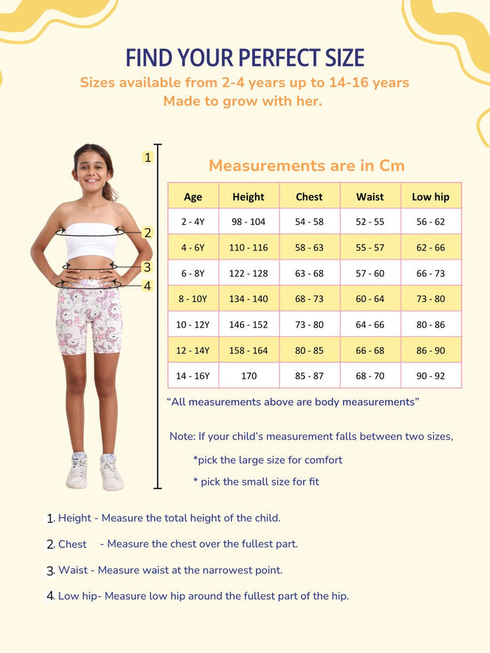 Girls Innershorts - Pack of 4