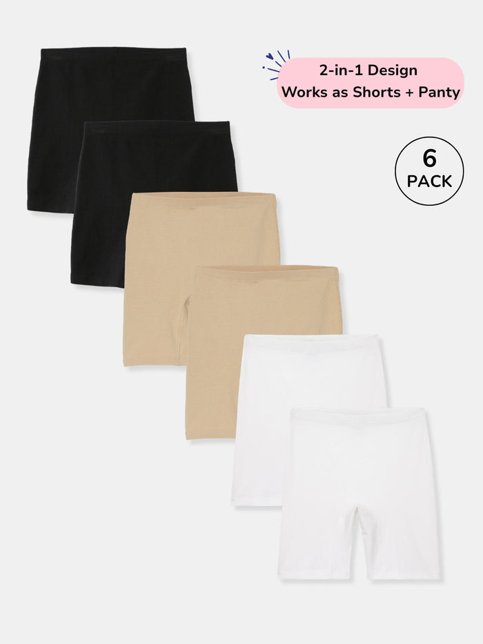 Girls Innershorts - Pack of 6