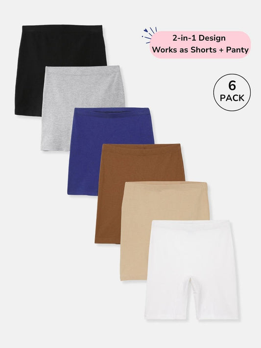 Girls Innershorts - Pack of 6