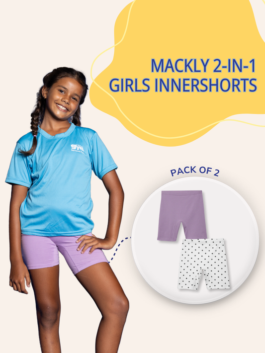 GIRLS INNERSHORTS, LAVENDER/TWINKLE STARS