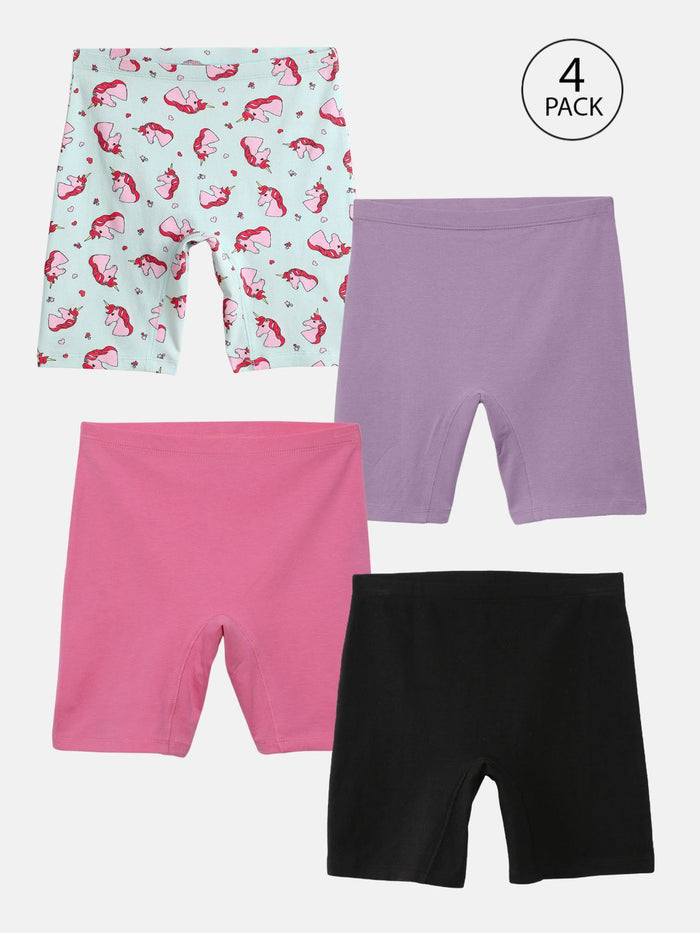 Girls Innershorts, Pack of 4