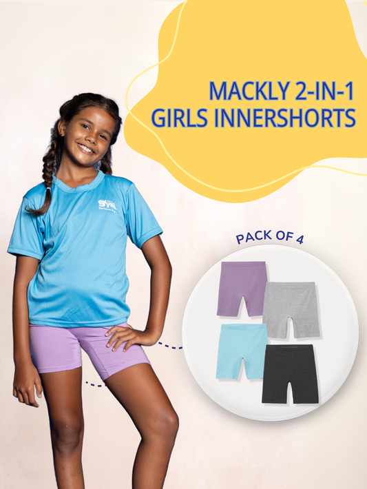 GIRLS INNERSHORTS, PACK OF 4