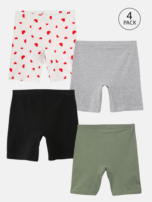 Girls Innershorts, Pack of 4