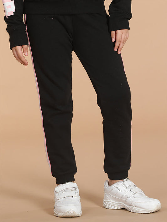 Girls Joggers with Sideseam Tape Detail