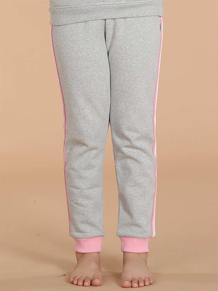 Girls Joggers with Sideseam Tape Detail